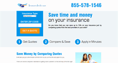 Desktop Screenshot of insurecomparequotes.us